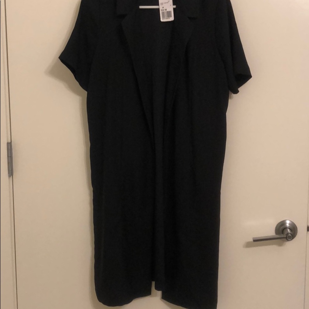NWT long casual short sleeve cover up